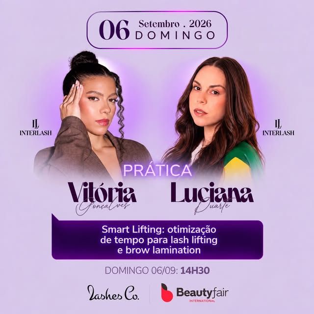 Arte de divulgação da prática Smart Lifting com Vitória Gonçalves e Luciana Duarte